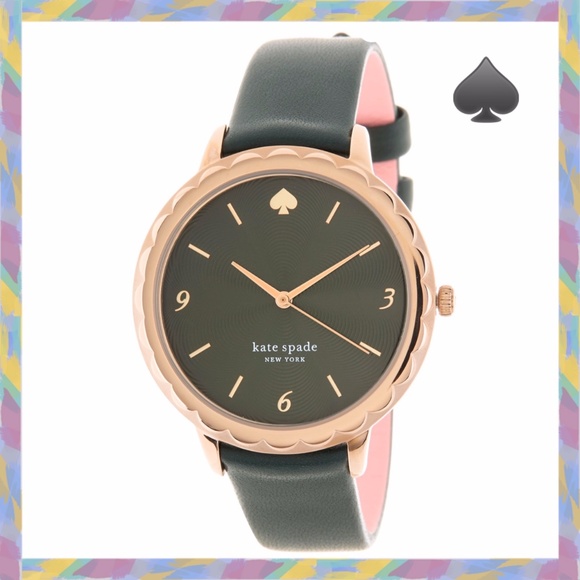 kate spade Accessories - KATE SPADE ROSE GOLD MORNINGSIDE STRAP WATCH
